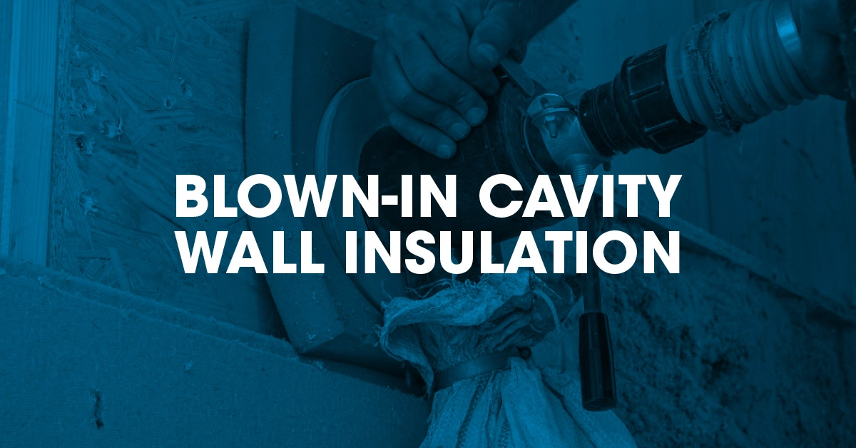 Blownin cavity wall insulation